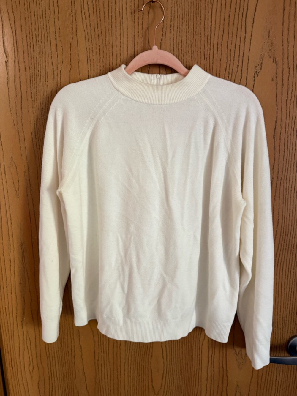 Mercer Street Studio Cream Cowl-Neck Sweater